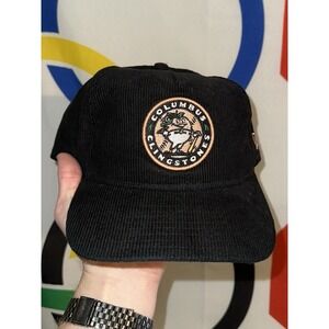 New Era Columbus Clingstones Hat Cap Corduroy Snapback MiLB Baseball